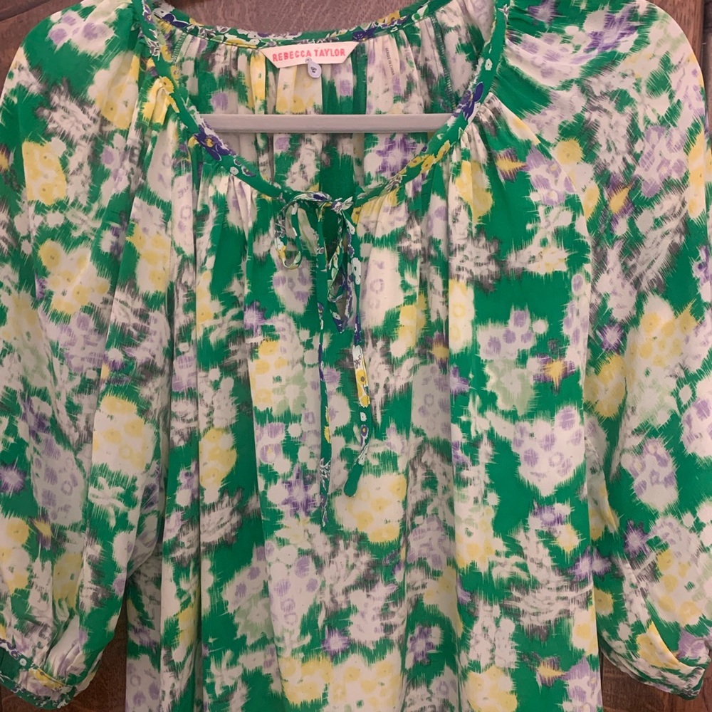Rebecca Taylor floral blouse